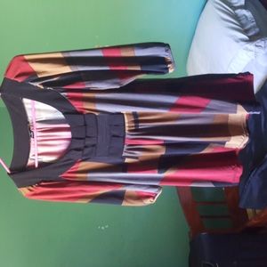 August Silk - medium blouse - fall colors